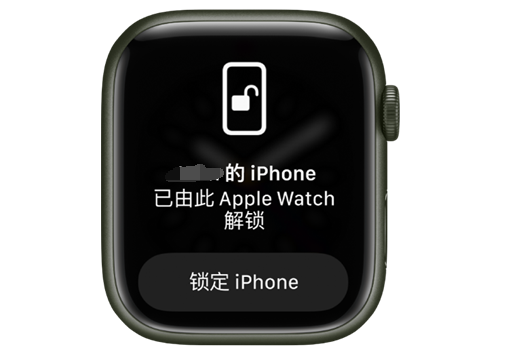 黄圃镇苹果手机维修分享用 AppleWatch 解锁配备面容 ID 的 iPhone方法 